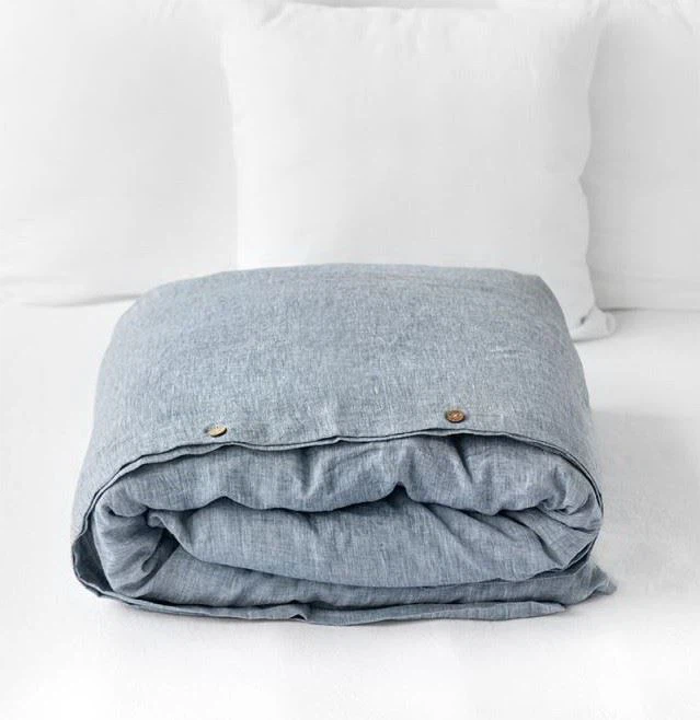 grey linen set