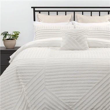 Taflen Gwely Ffabrig Jacquard